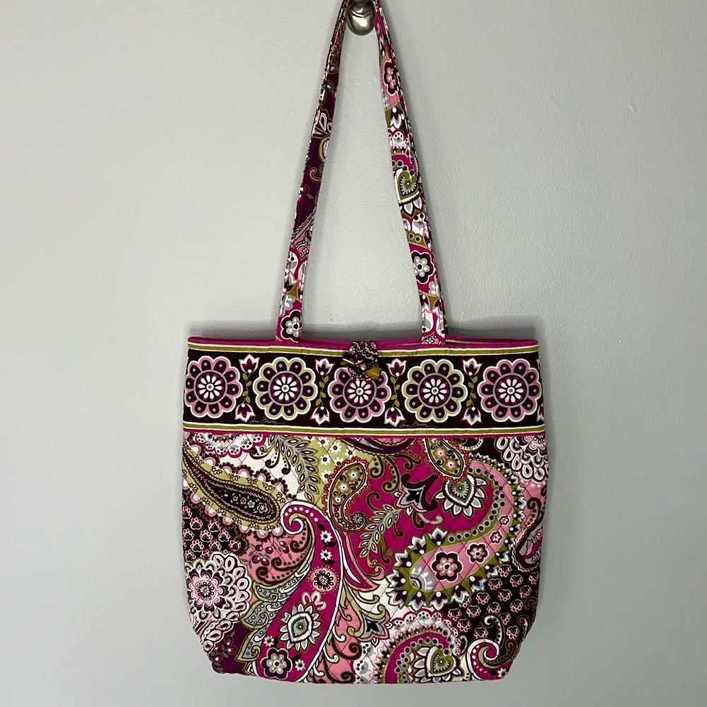 Vera Bradley Pink Paisley Tote